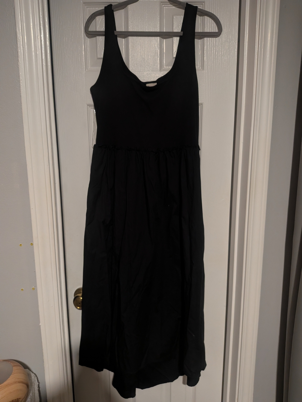 a new day Black Maxi Scoop Neck Dress